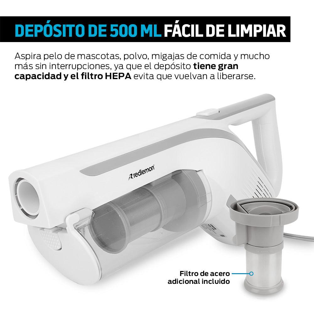 Aspiradora Alámbrica 2 en 1: Vertical y de Mano con Filtro HEPA