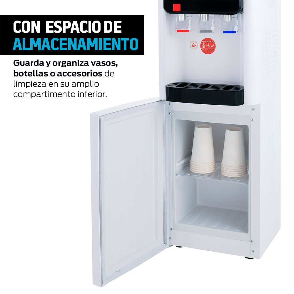 Dispensador de Agua para Garrafón de 11 y 20 L, 3 Temperaturas