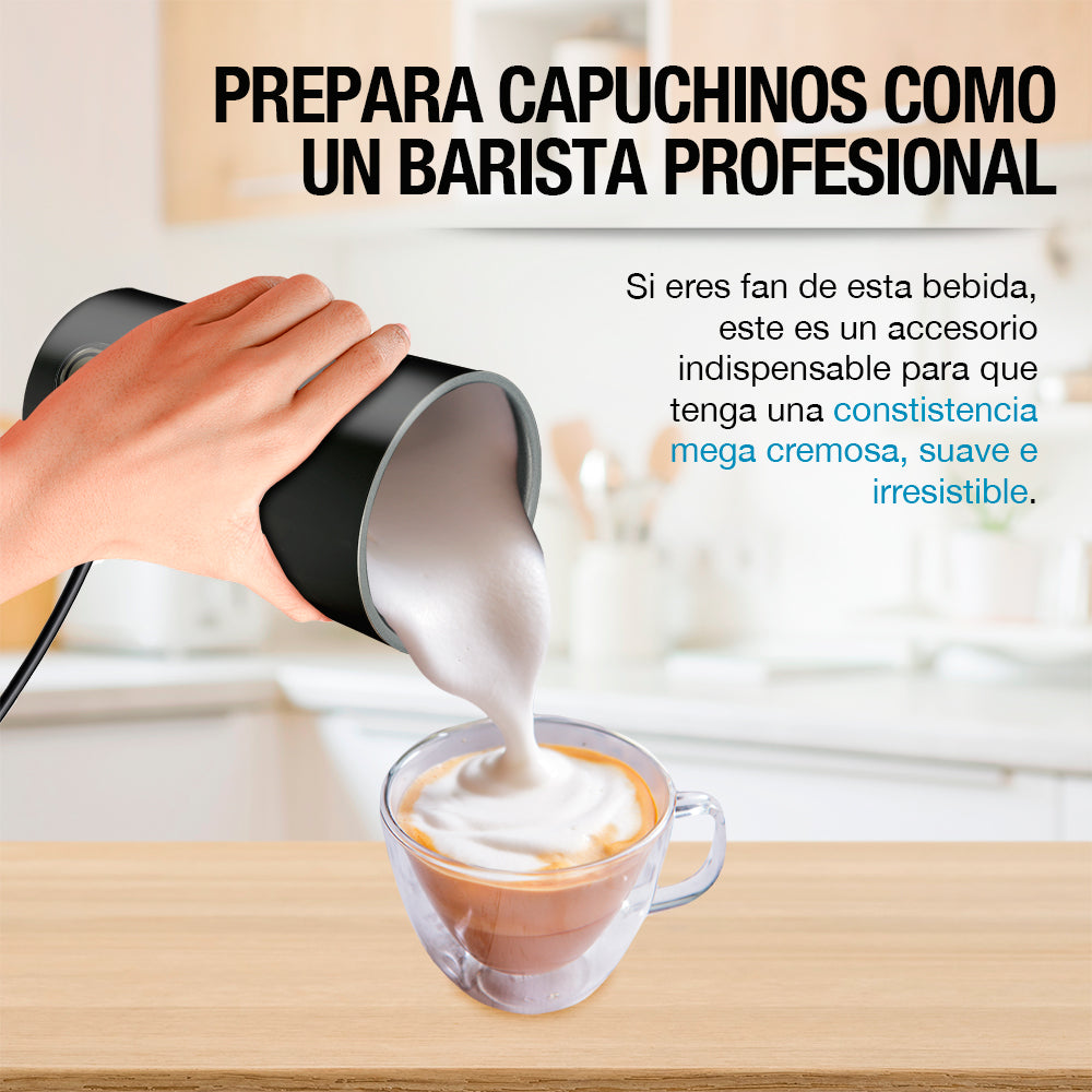 Espumador de Leche Eléctrico de 350 ml con 5 Funciones