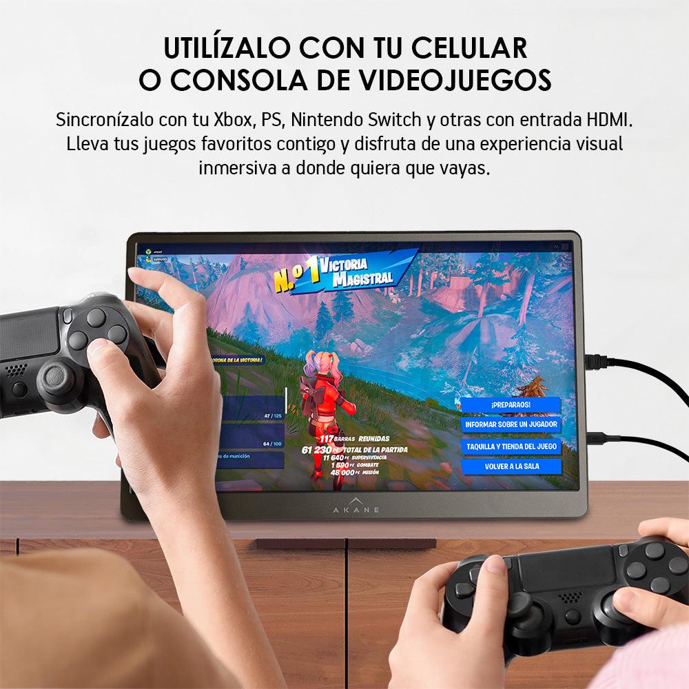 Monitor Portátil Full HD de 15.6” para Laptop, Tablet y Celular Android