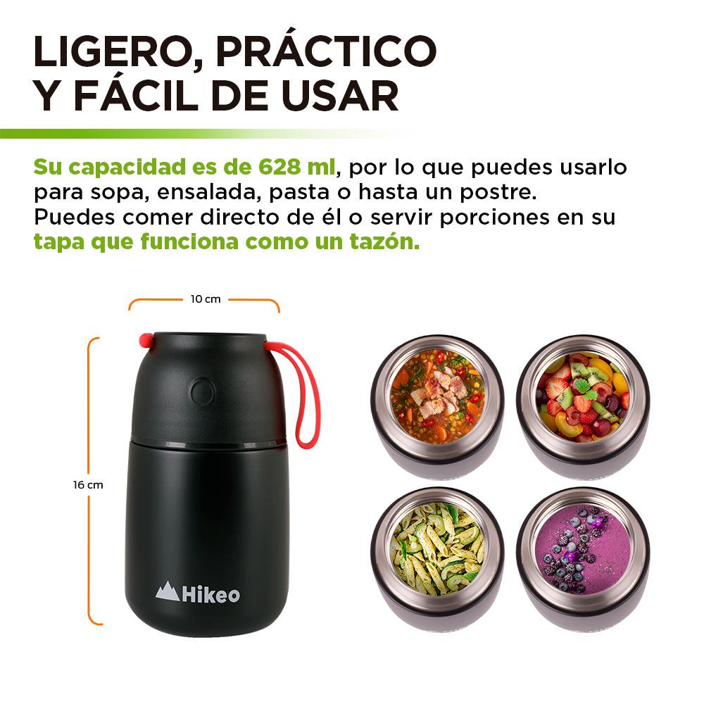 Termo para Comida y Sopa de Acero Inoxidable 628 ml HIKEO