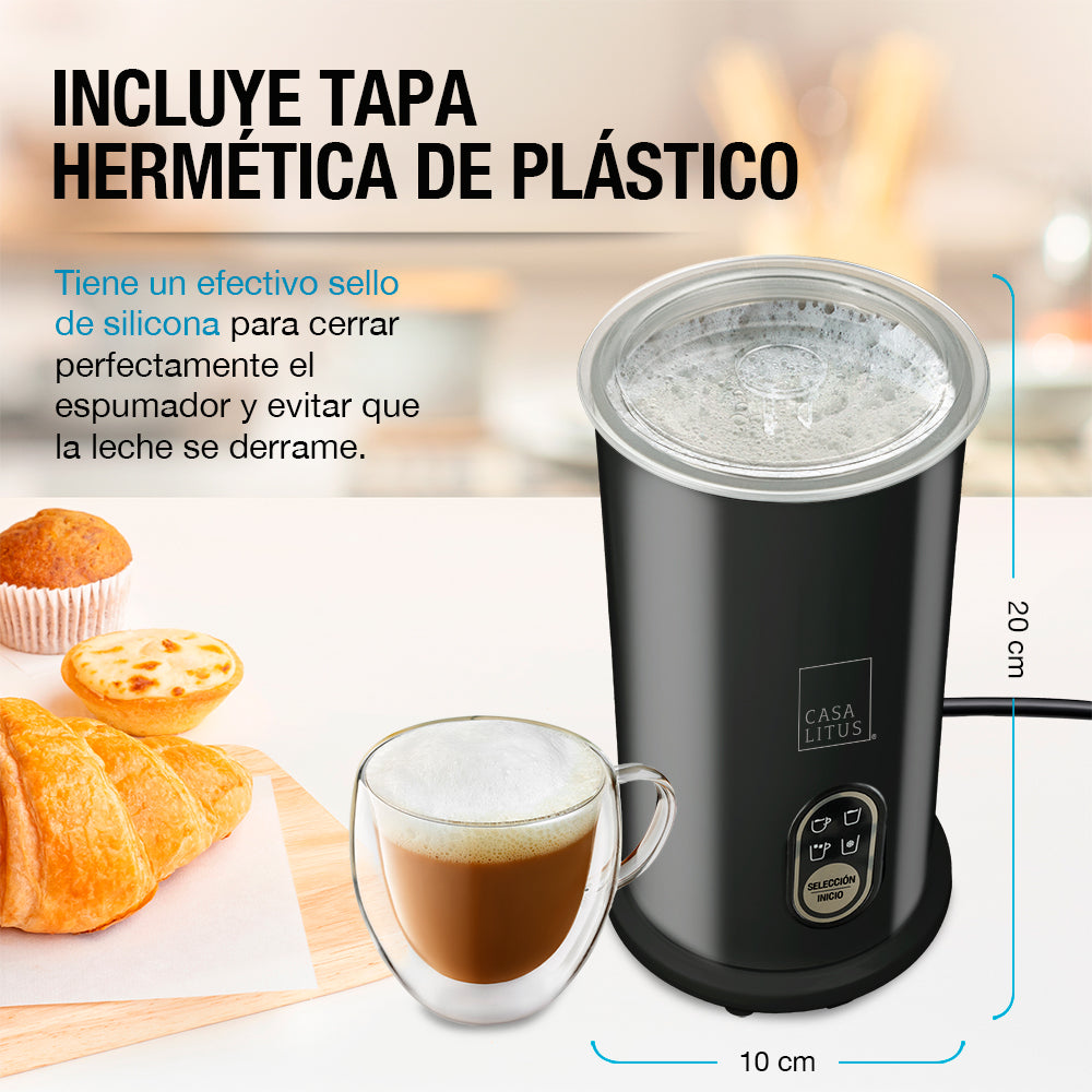 Espumador de Leche Eléctrico de 350 ml con 5 Funciones