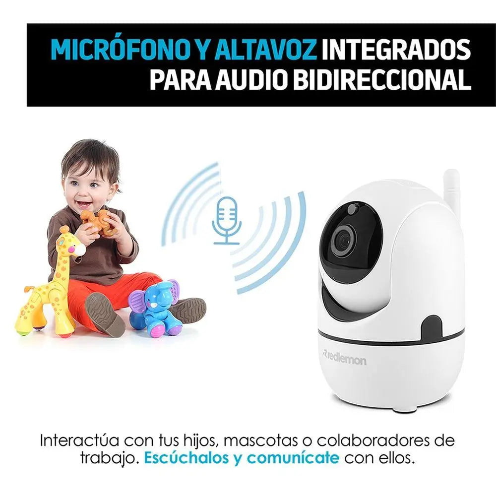 Cámara de Seguridad WiFi HD Con Detección de Movimiento