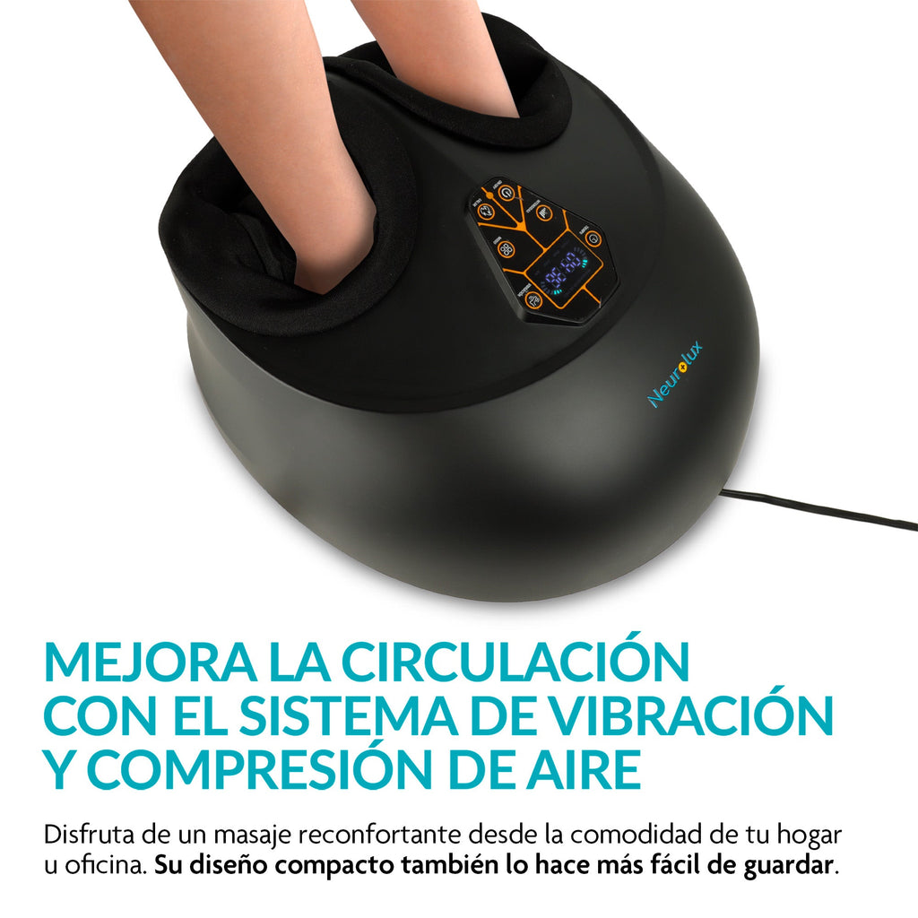 Masajeador Eléctrico de Pies con Calor y Compresión de Aire