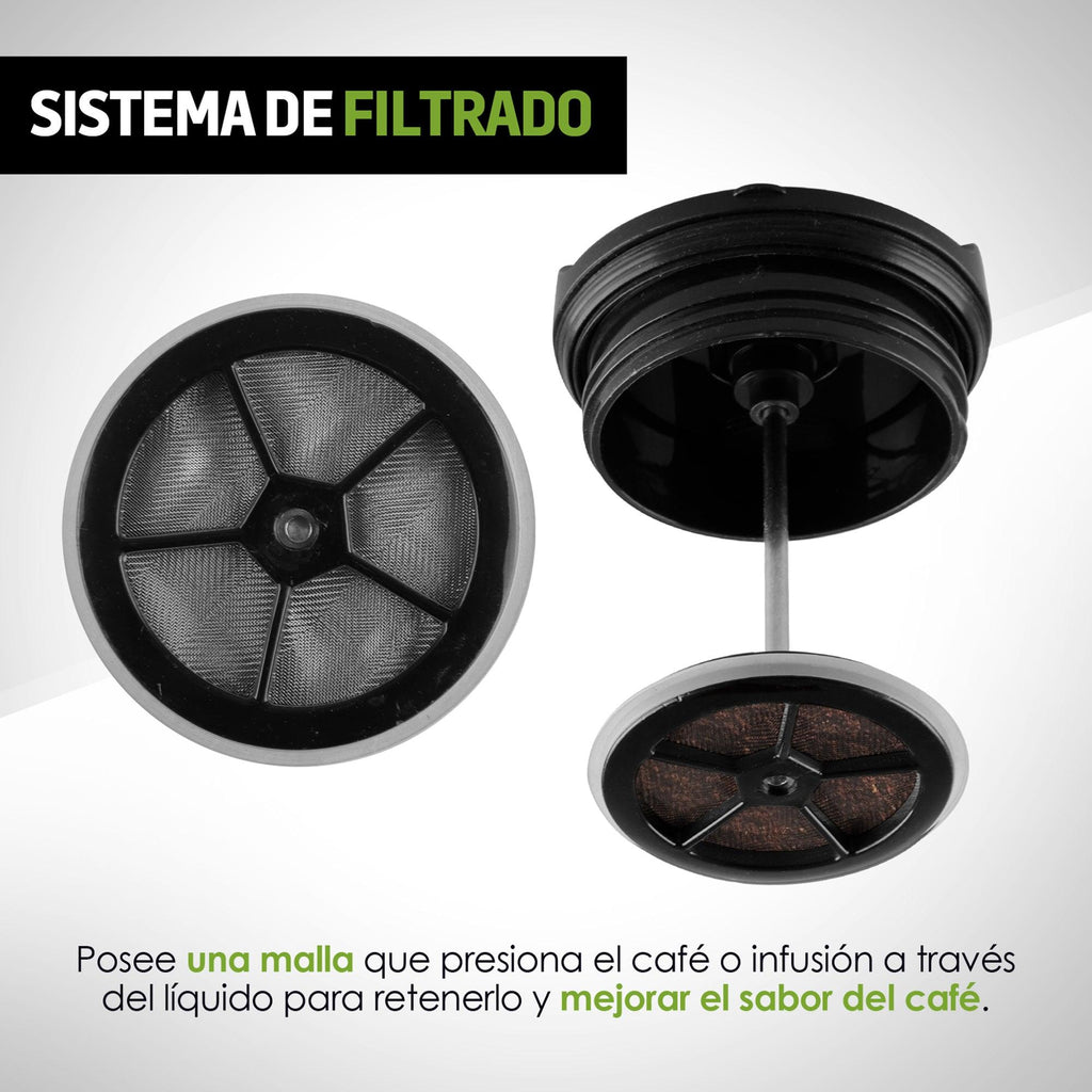 Termo de 350 ml con Prensa Francesa Integrada