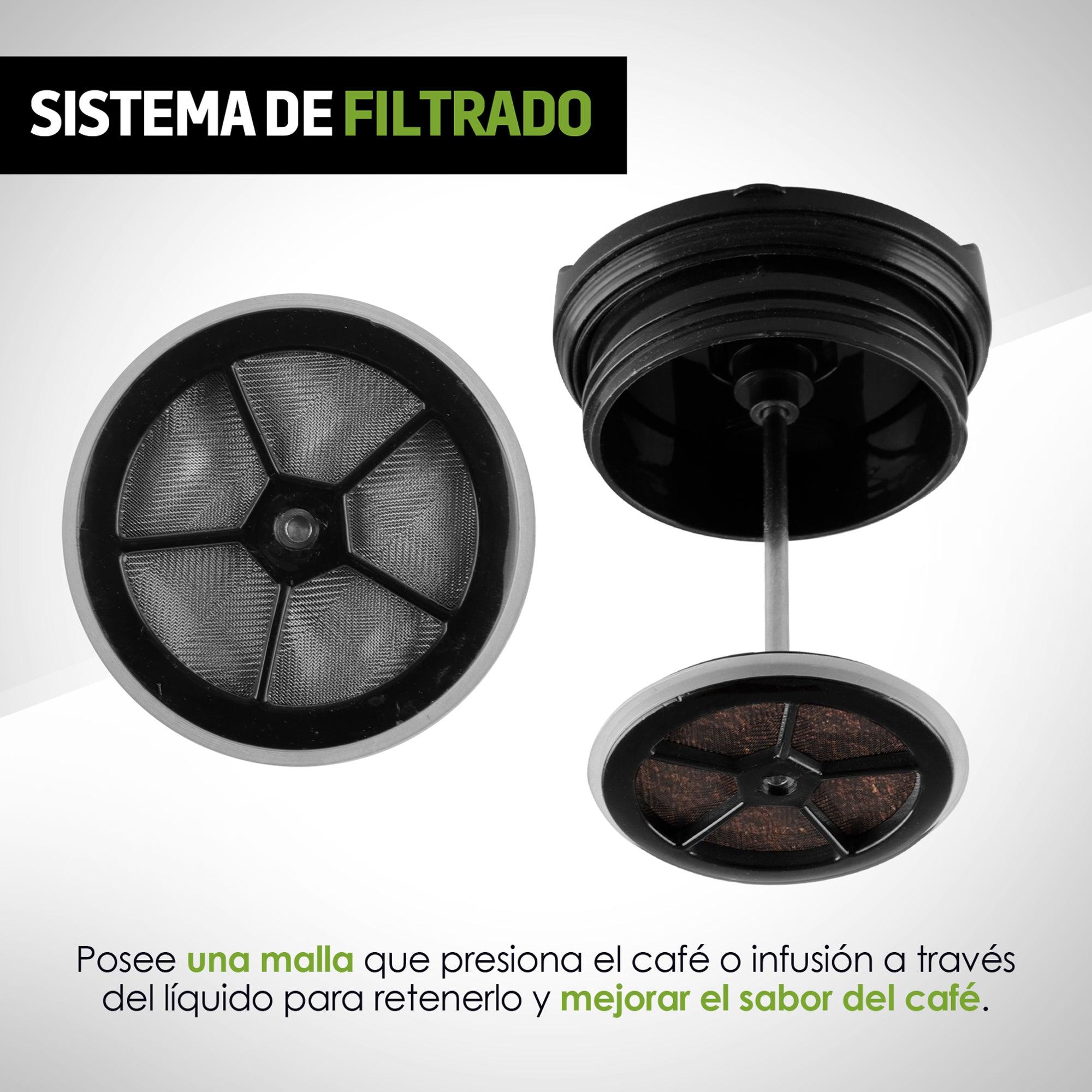 Termo de 350 ml con Prensa Francesa Integrada