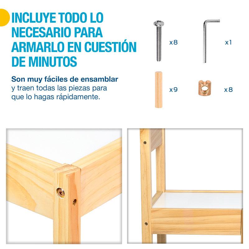 Sillas Montessori para Niños de Madera de Abedul 2 Piezas