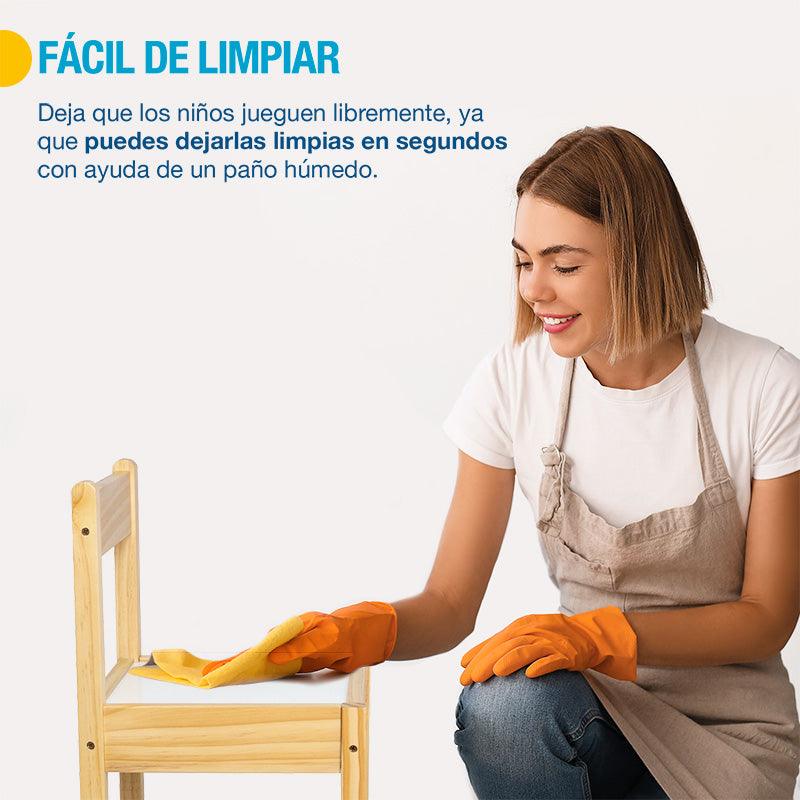 Sillas Montessori para Niños de Madera de Abedul 2 Piezas