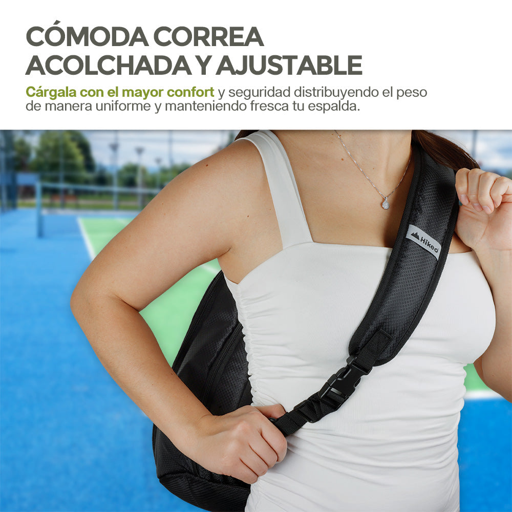 Mochila para Pádel de 10 L con Espacio para 2 Palas
