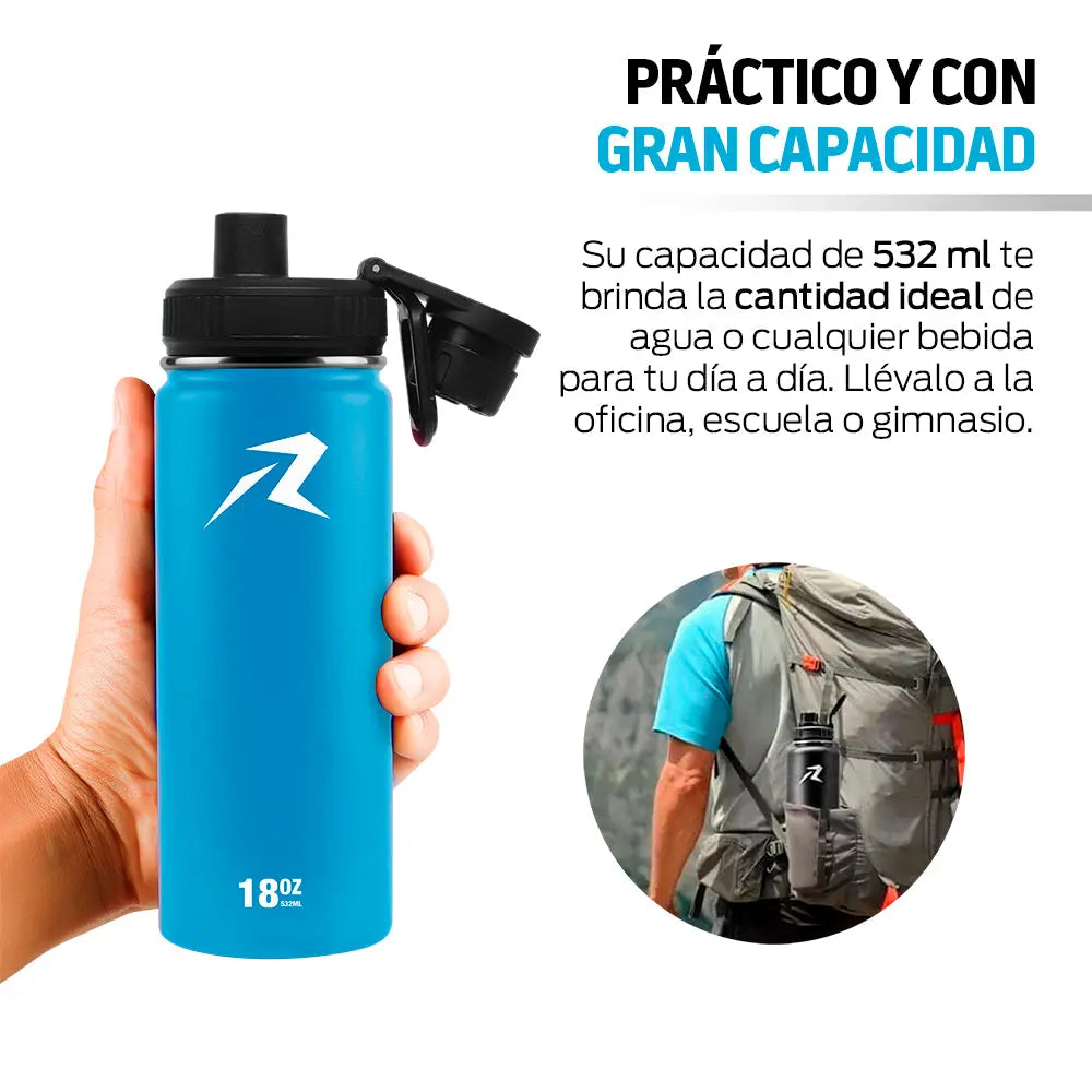 Termo de acero inoxidable 532 ml con doble pared