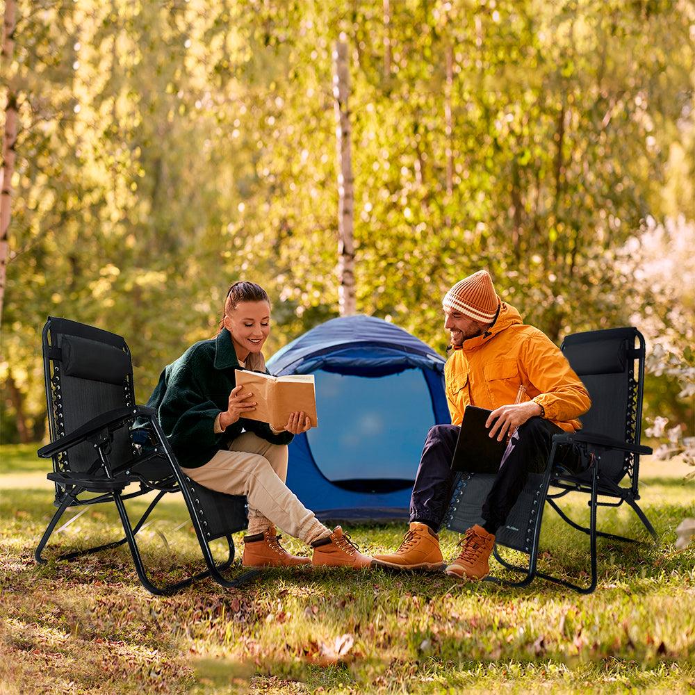 Silla Plegable Gravedad Cero para Exterior HIKEO