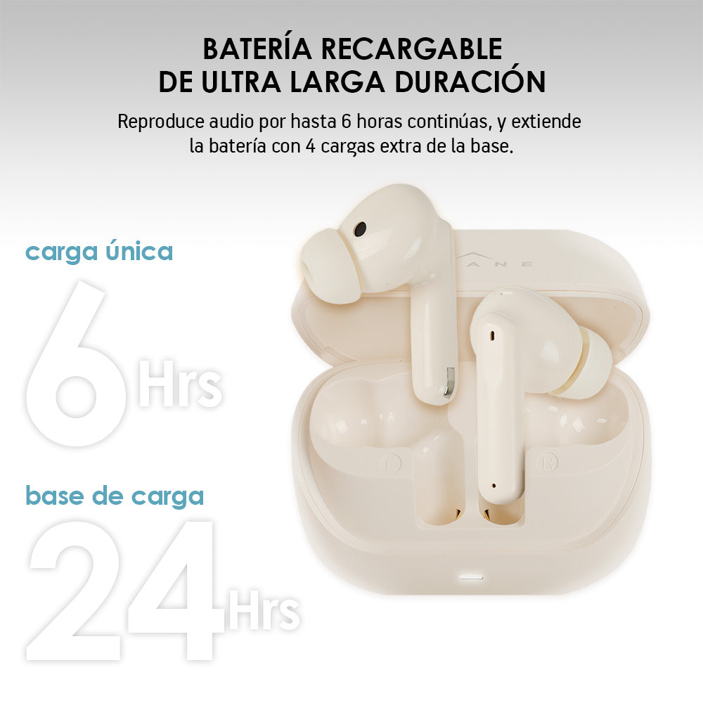 Audífonos Inalámbricos Bluetooth Cancelación de Ruido Activa ANC Ultra HD