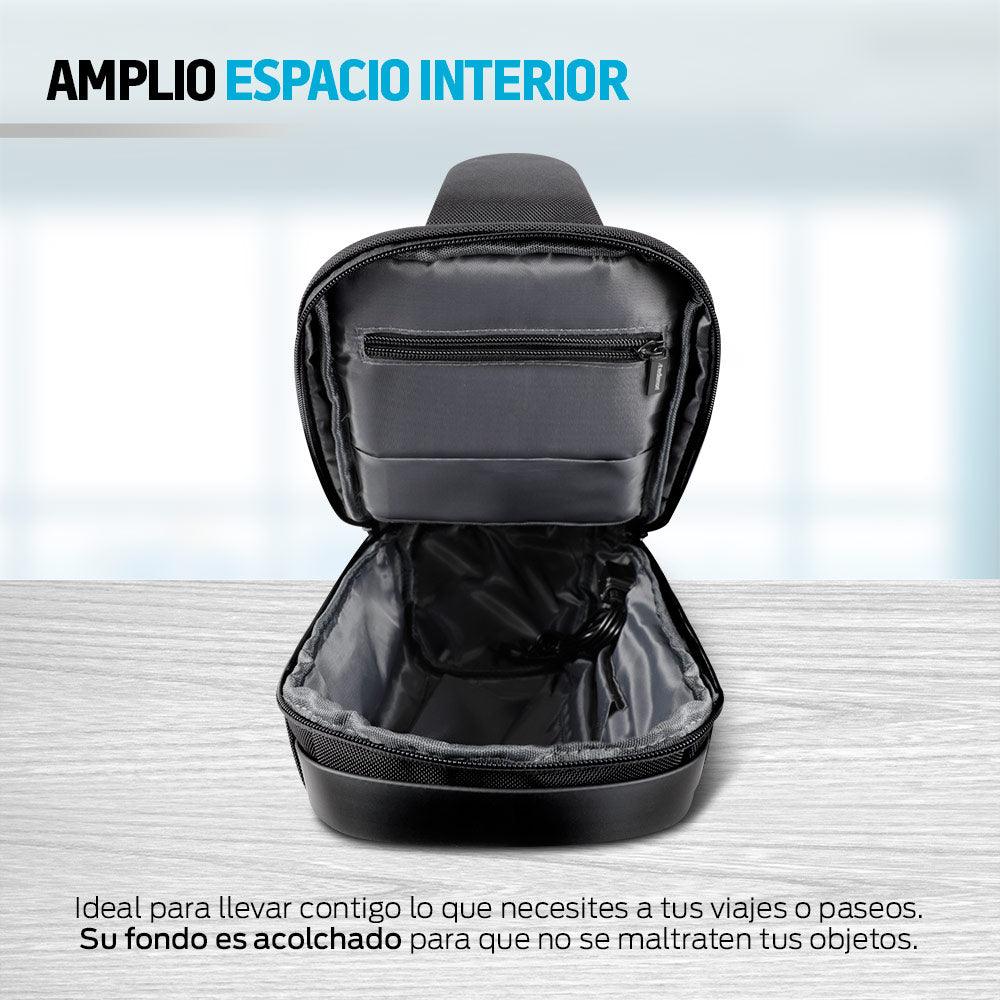 Mochila Crossbody Mini con Candado y Puerto USB