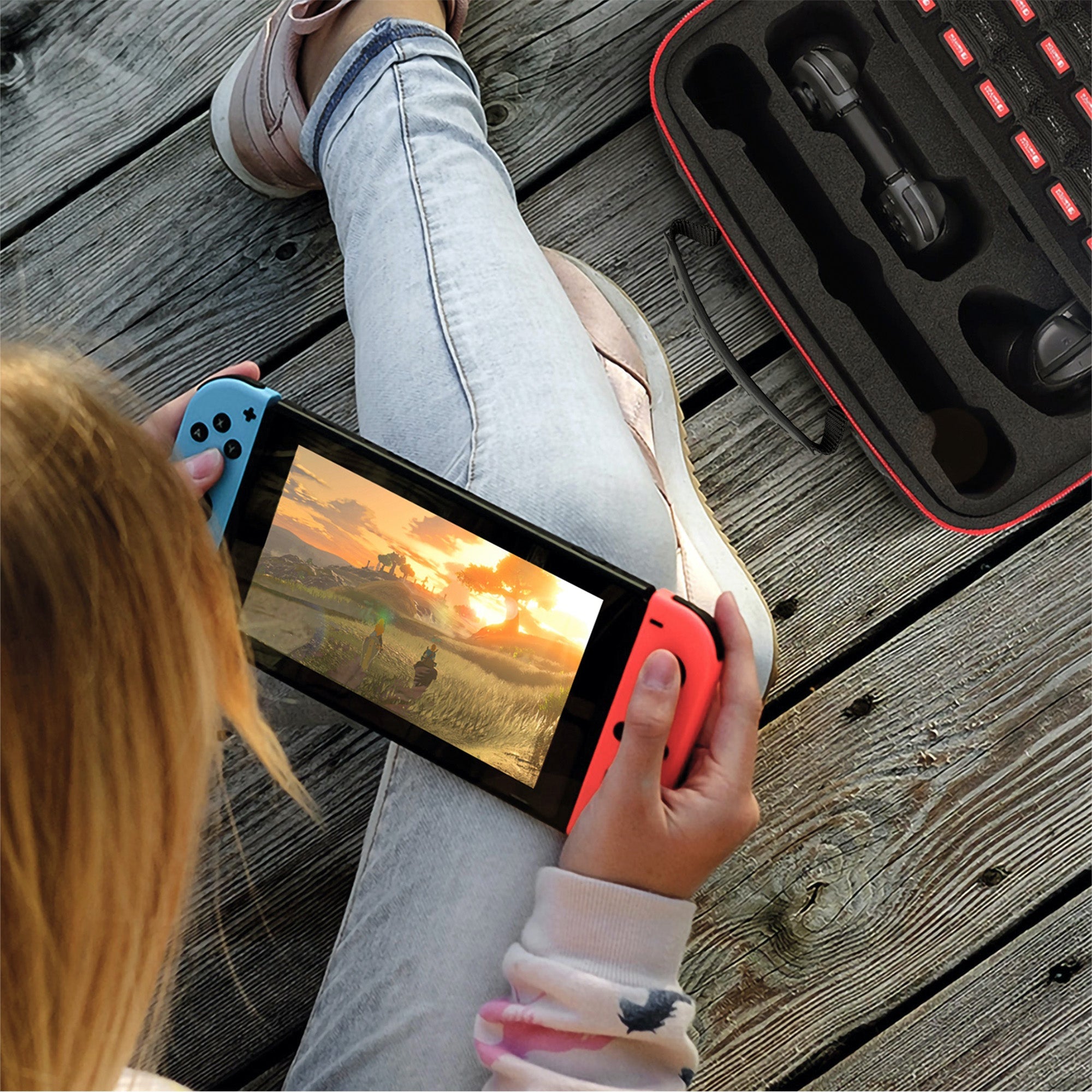 Funda Rígida de Viaje para Nintendo Switch y Modelo OLED