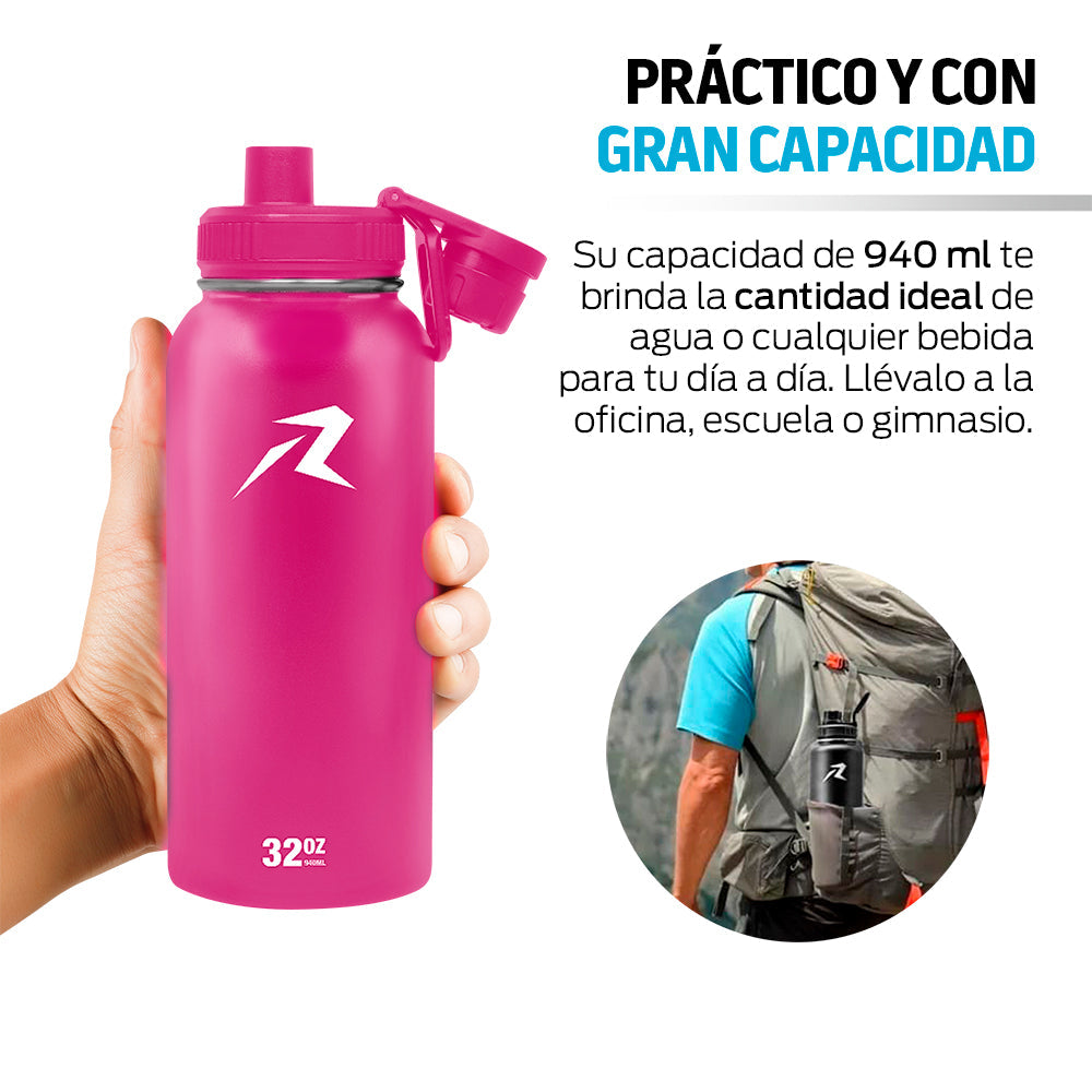 Termo de Acero Inoxidable de 940 ml con Doble Pared