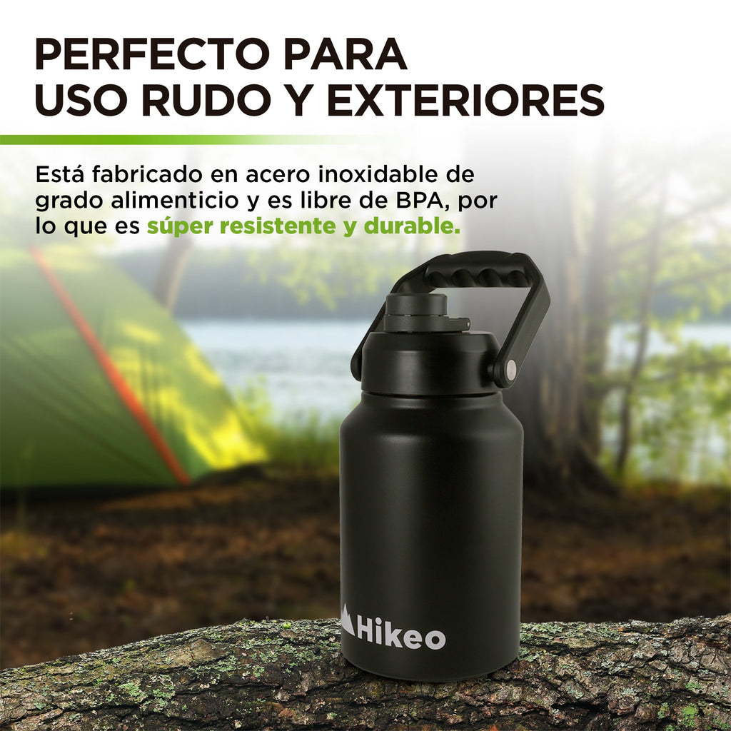 Termo de Acero Inoxidable 1.89 o 3.78 L con Asa HIKEO