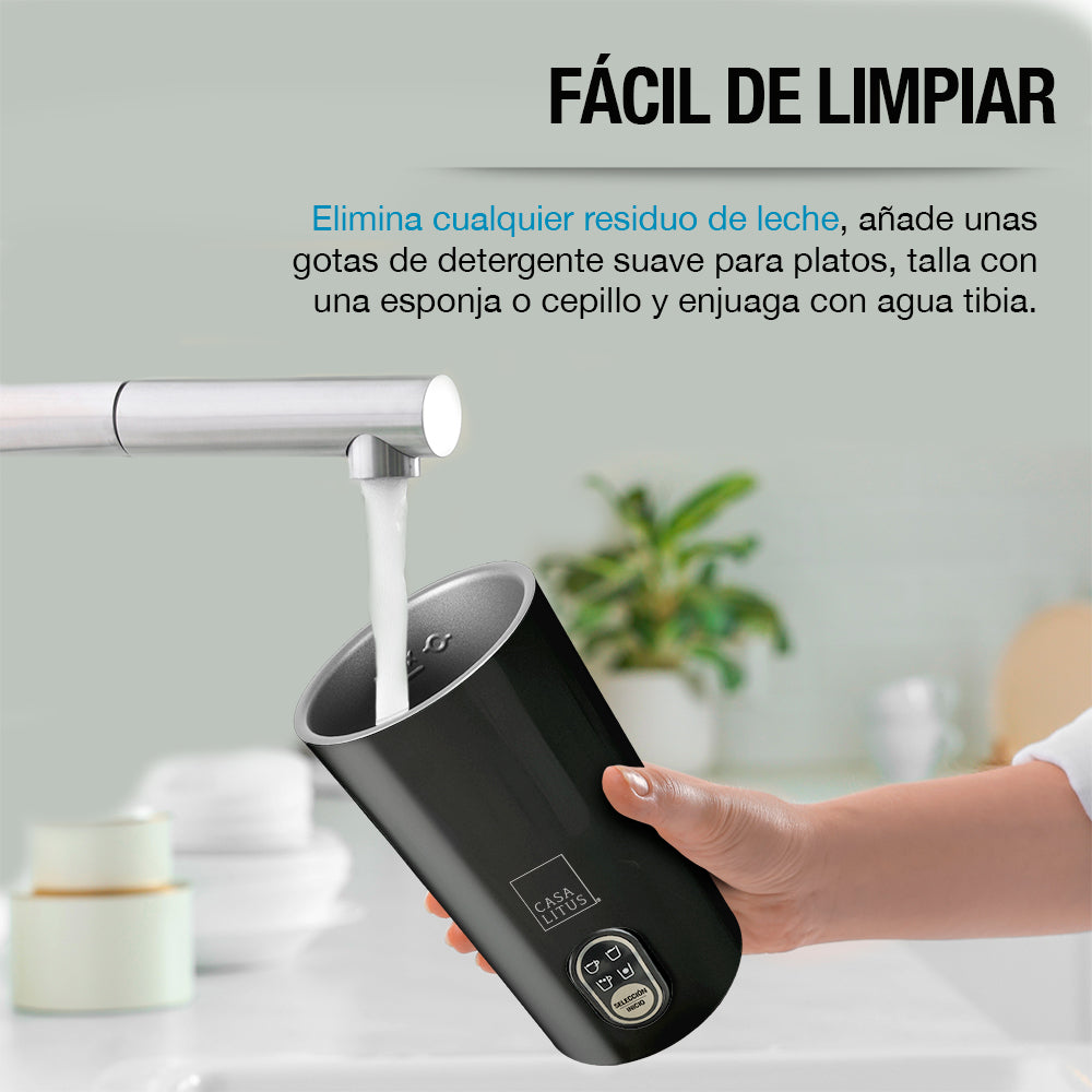 Espumador de Leche Eléctrico de 350 ml con 5 Funciones