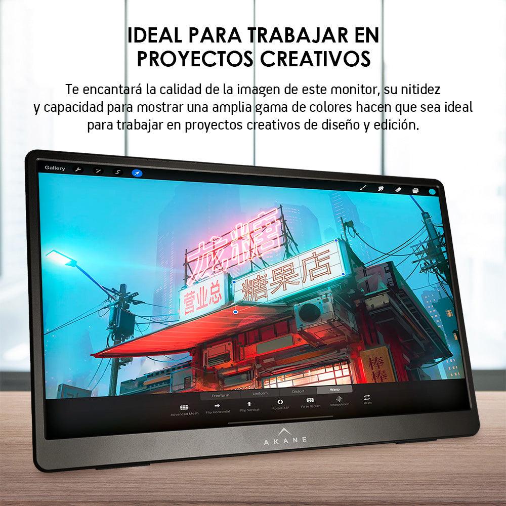 Monitor Portátil Full HD de 15.6” para Laptop, Tablet y Celular Android