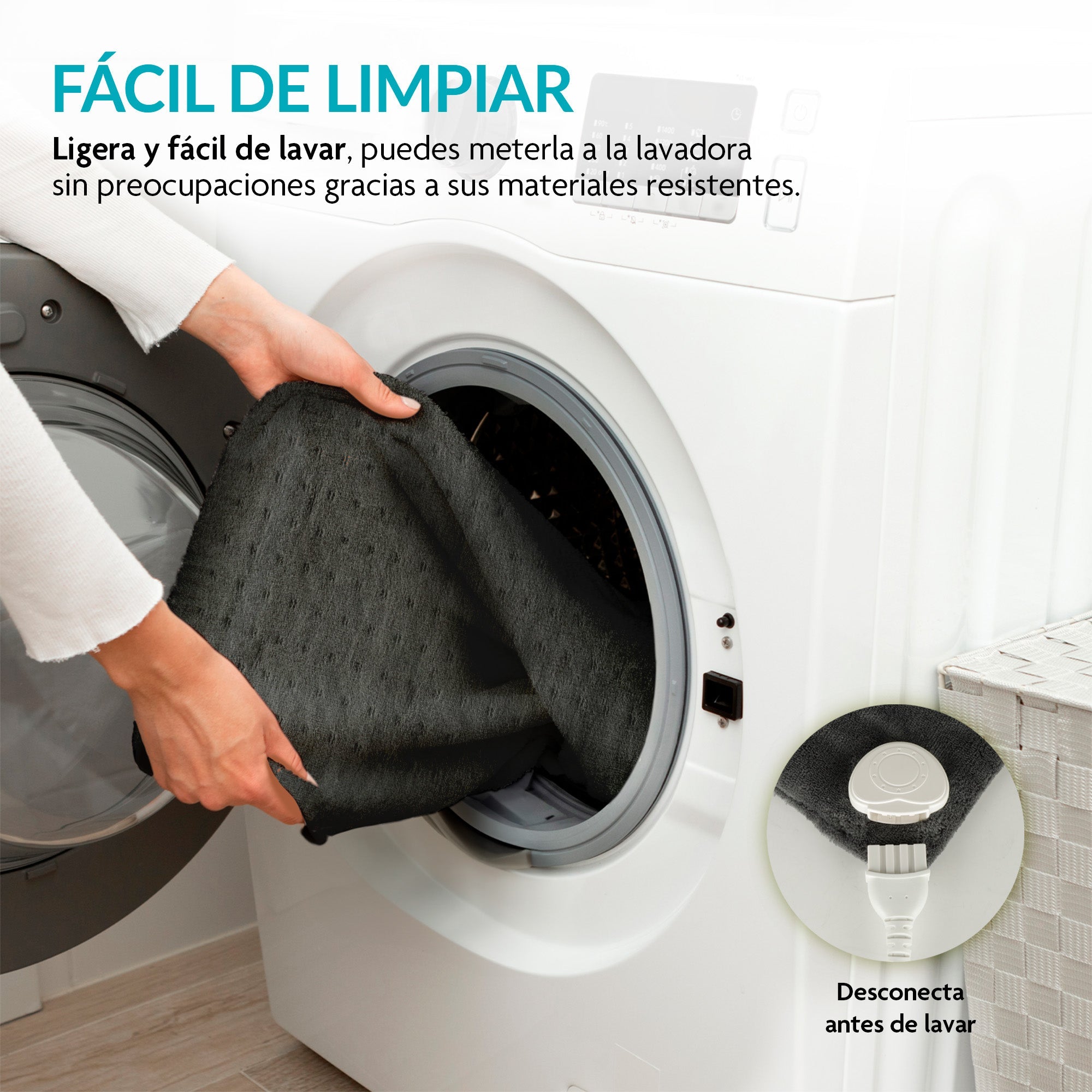 Compresa eléctrica 61 x 30 cm con 10 niveles de calor