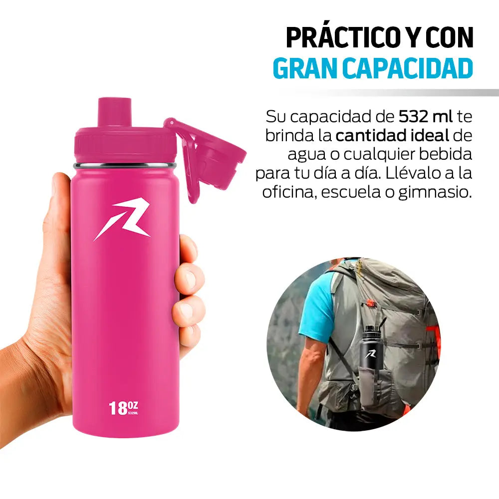 Termo de acero inoxidable 532 ml con doble pared