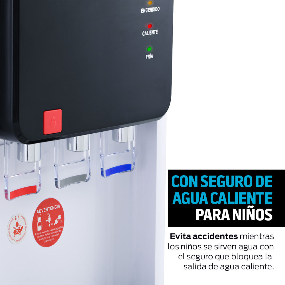 Dispensador de Agua para Garrafón de 11 y 20 L, 3 Temperaturas