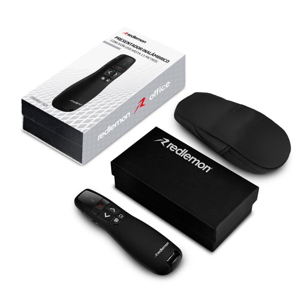 Presentador Inalámbrico USB con Puntero Láser, Alcance de 15 m