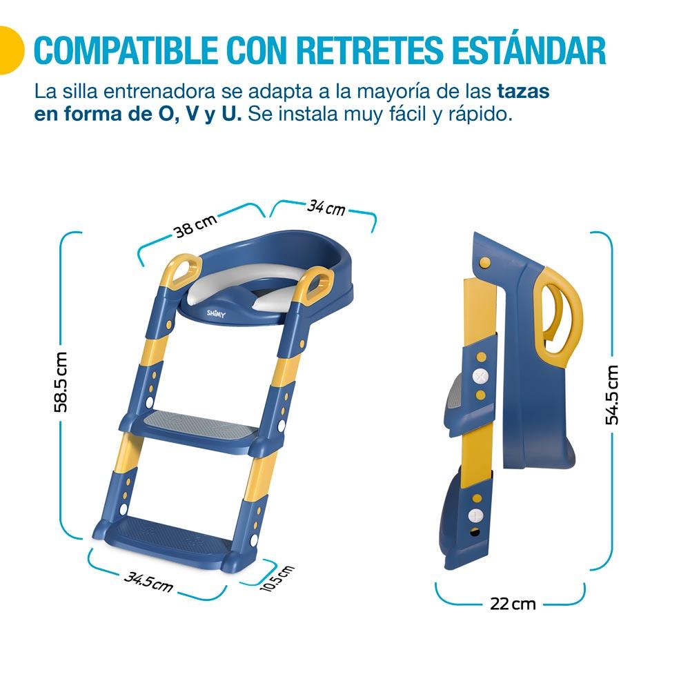 Asiento de Entrenamiento para Baño para Niños con Escalera Shimy