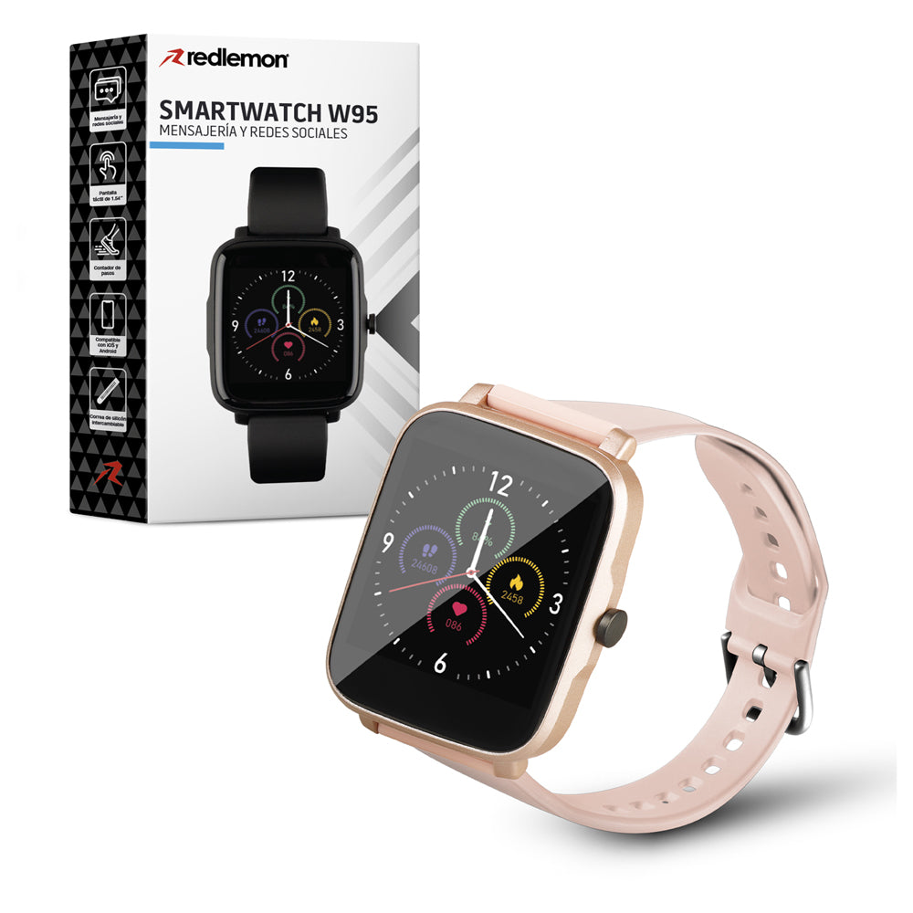 Smartwatch Reloj Inteligente Funciones de Salud Mod. W95