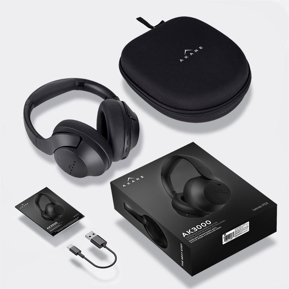 Audífonos Inalámbricos Bluetooth Cancelación de Ruido Activa (ANC) Akane AK3000