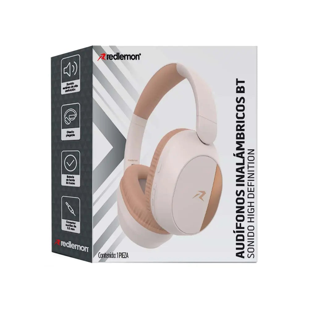 Audífonos Bluetooth 5.3 de diadema con hasta 50 h