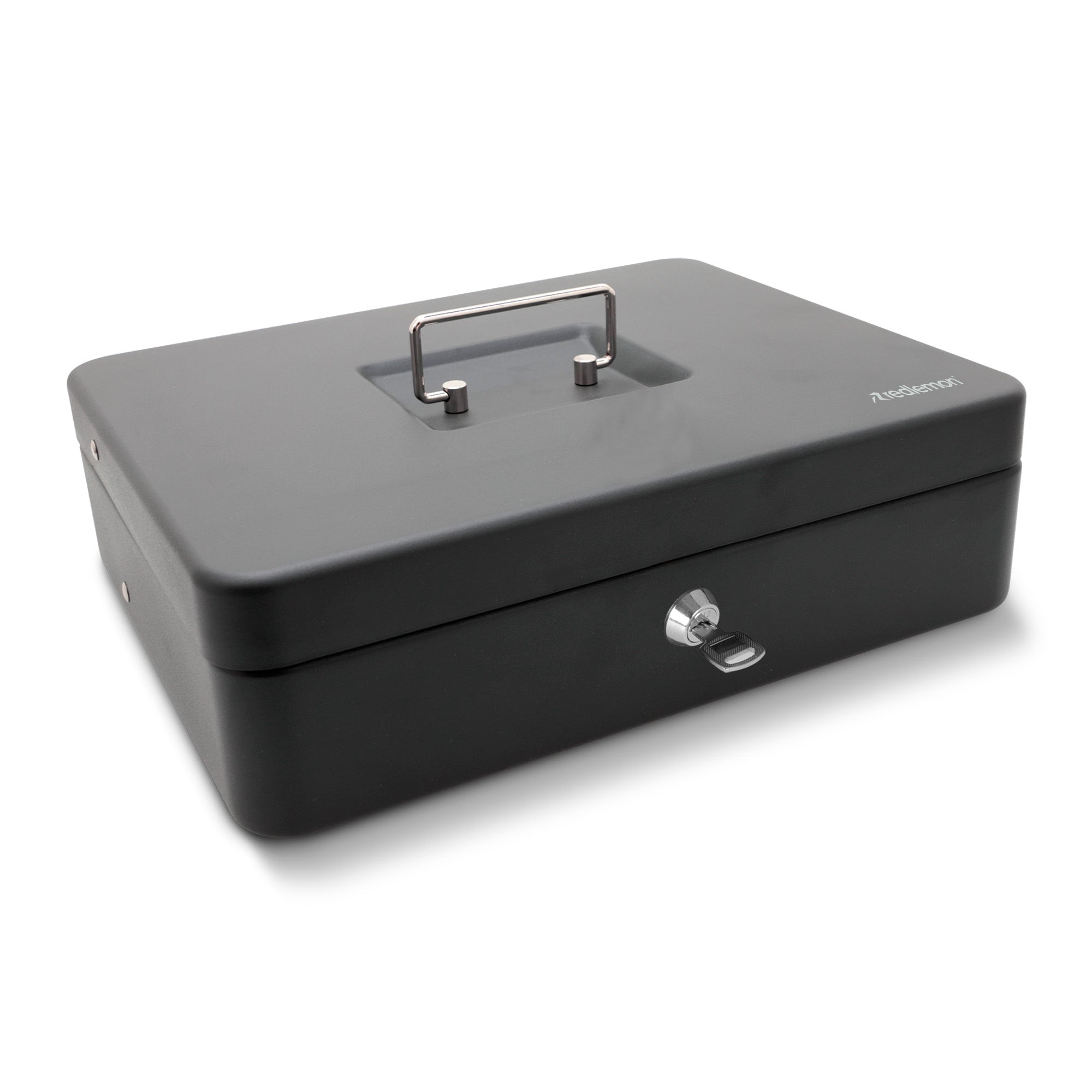 Caja Portátil para Dinero con Charola y 2 Llaves