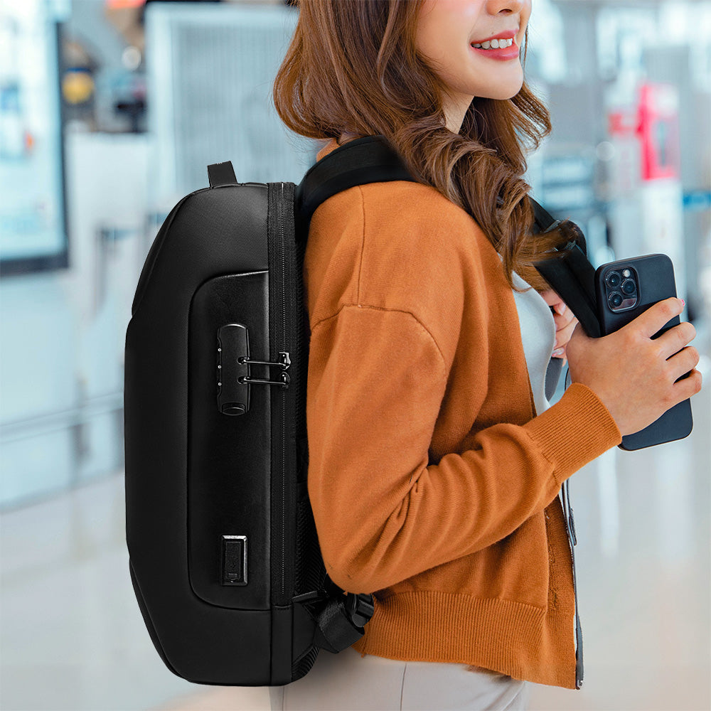 Mochila para Laptop de 17.5 Pulgadas, 25 L con Candado USB