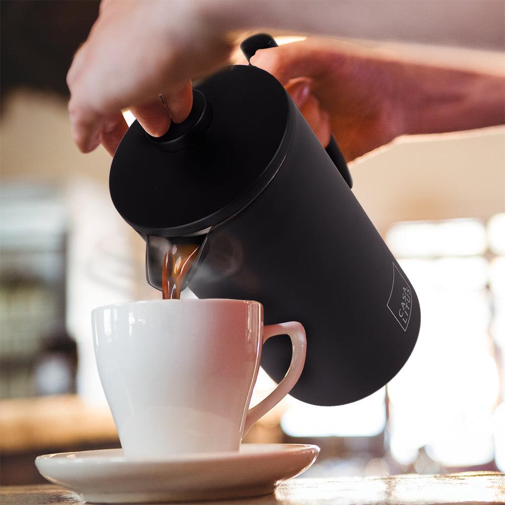 Prensa Francesa de Acero Inoxidable de 1 L Casa Litus