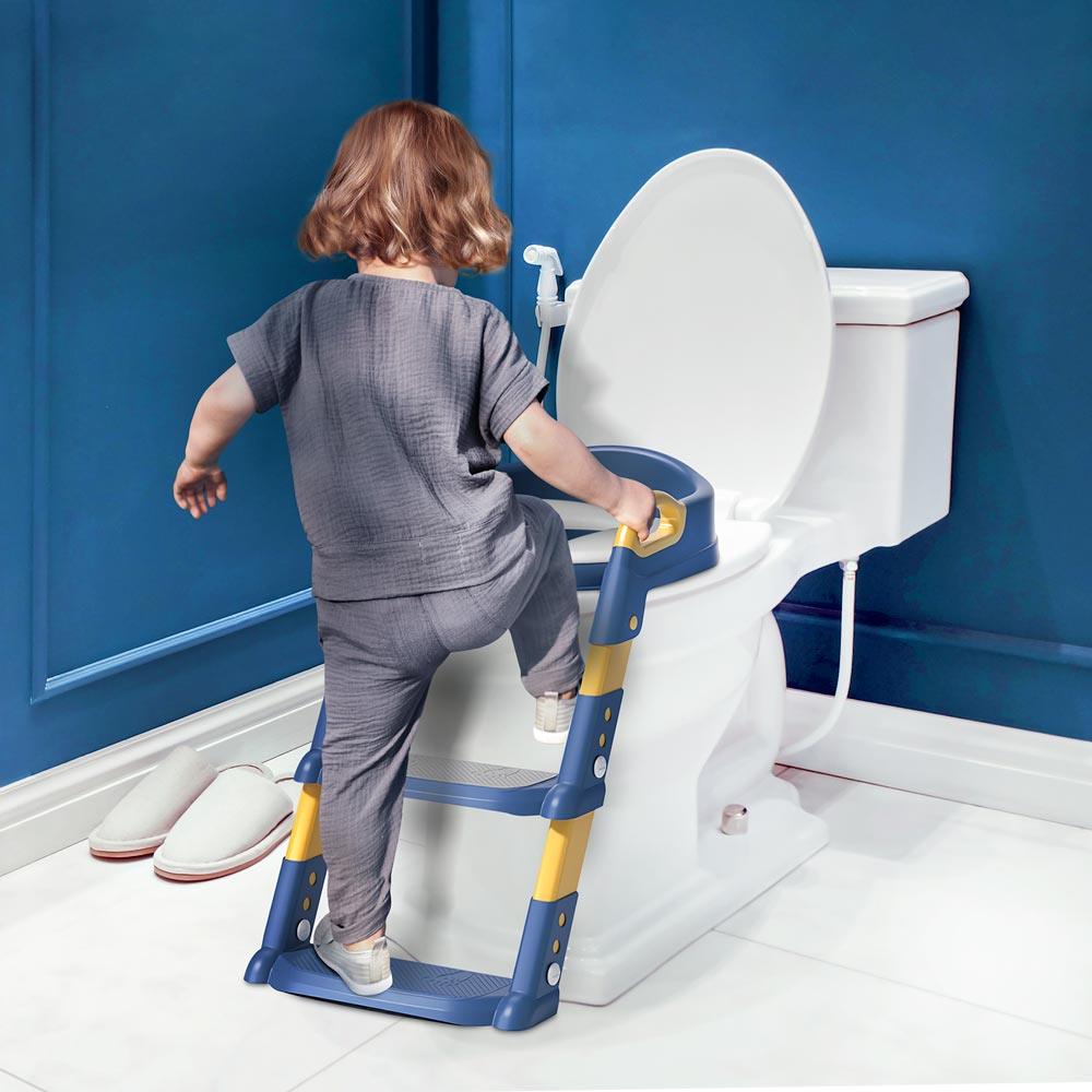 Asiento de Entrenamiento para Baño para Niños con Escalera Shimy