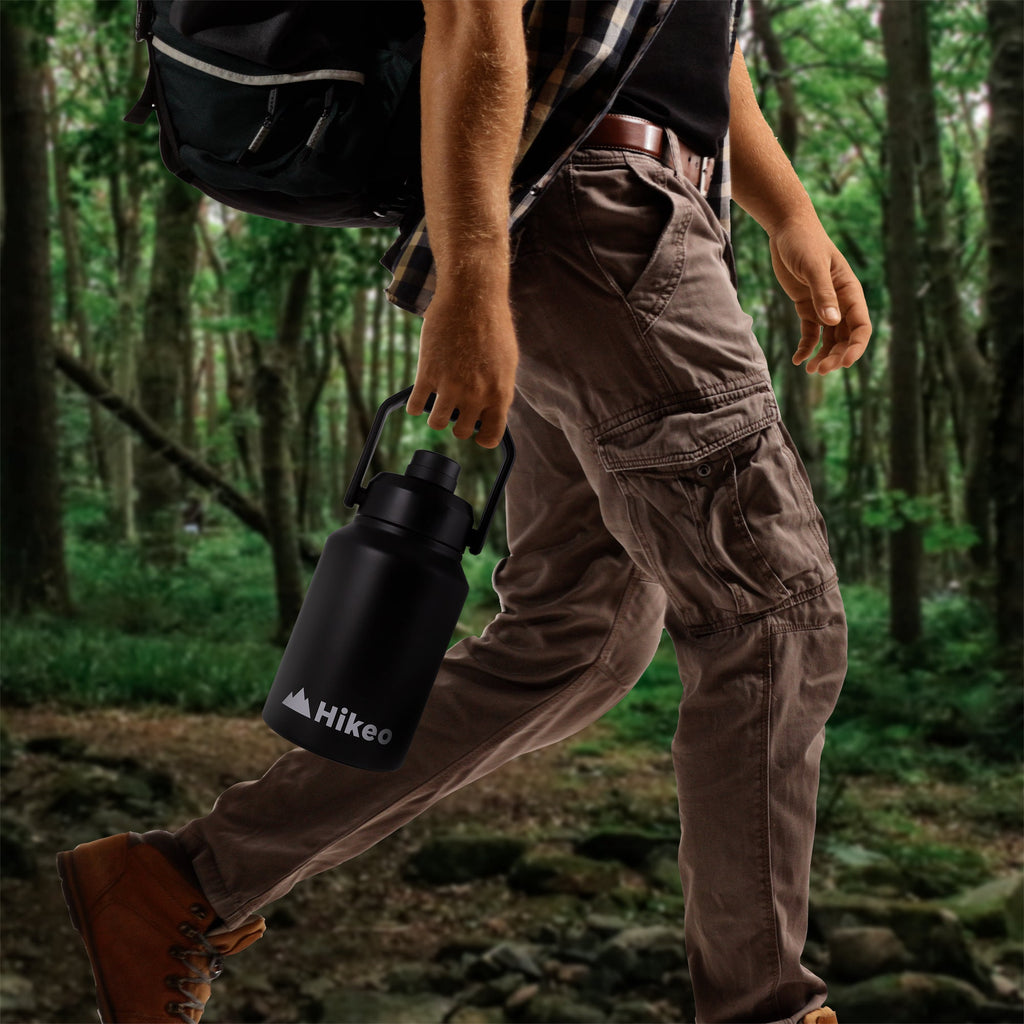 Termo de Acero Inoxidable 1.89 o 3.78 L con Asa HIKEO