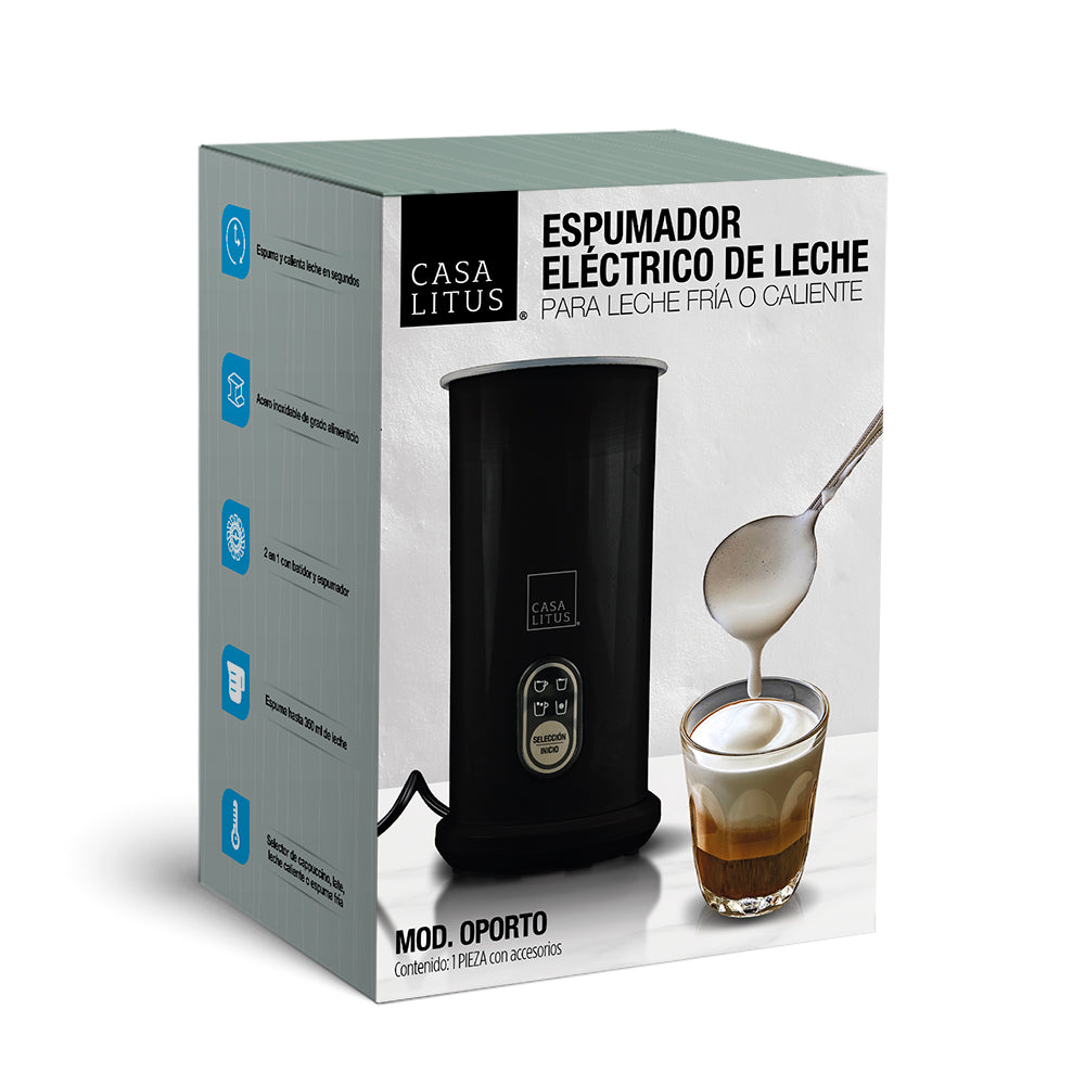 Espumador de Leche Eléctrico de 350 ml con 5 Funciones