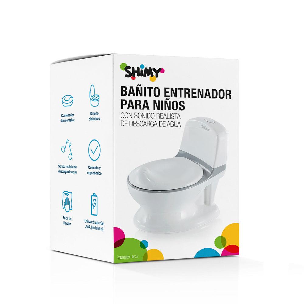 Bañito Entrenador Infantil con Sonido de Descarga Shimy