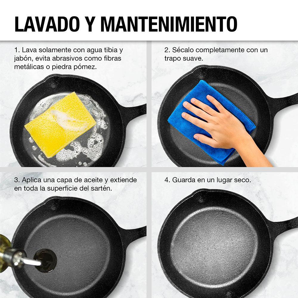 Set de 3 Sartenes de Hierro Fundido Casa Litus