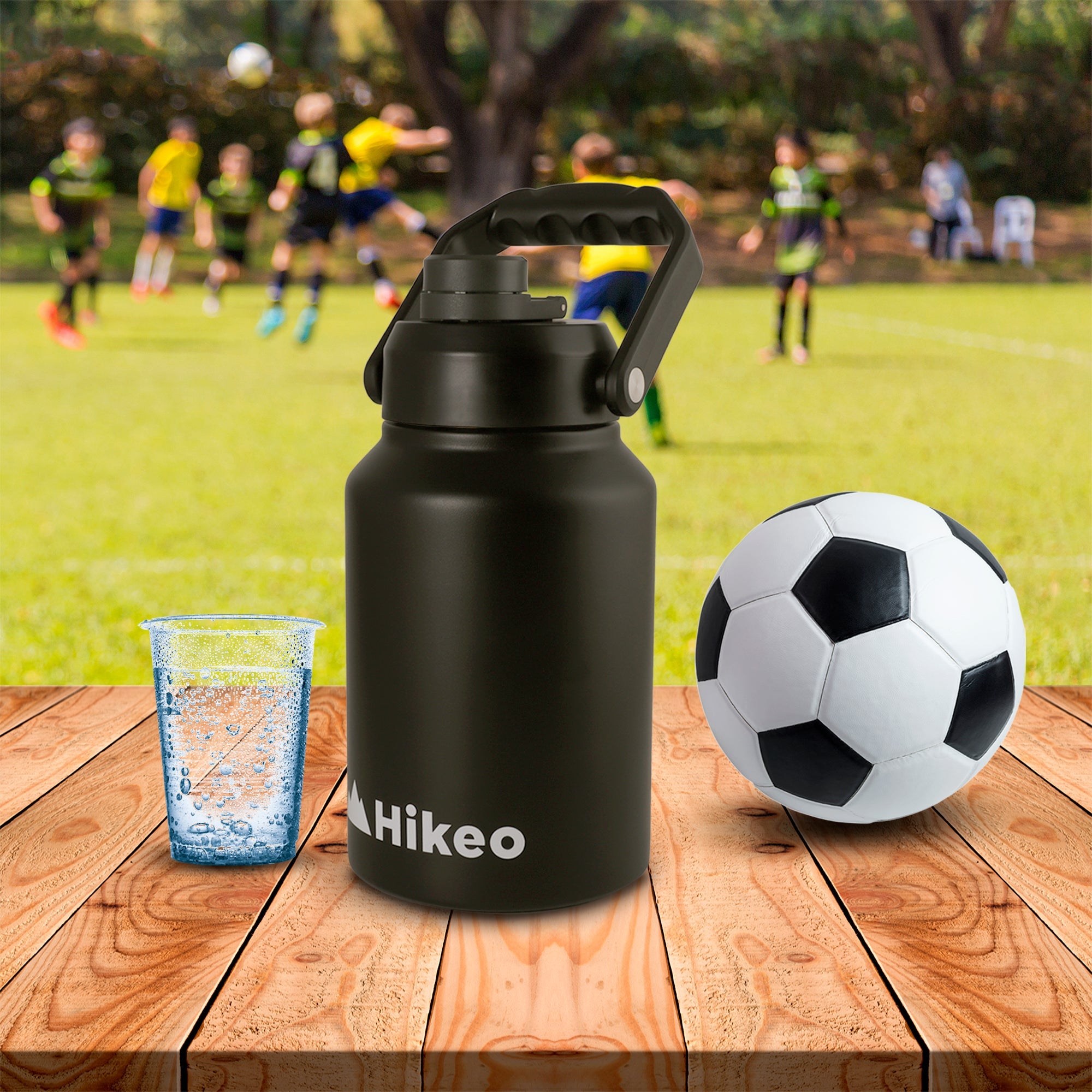 Termo de Acero Inoxidable 1.89 o 3.78 L con Asa HIKEO