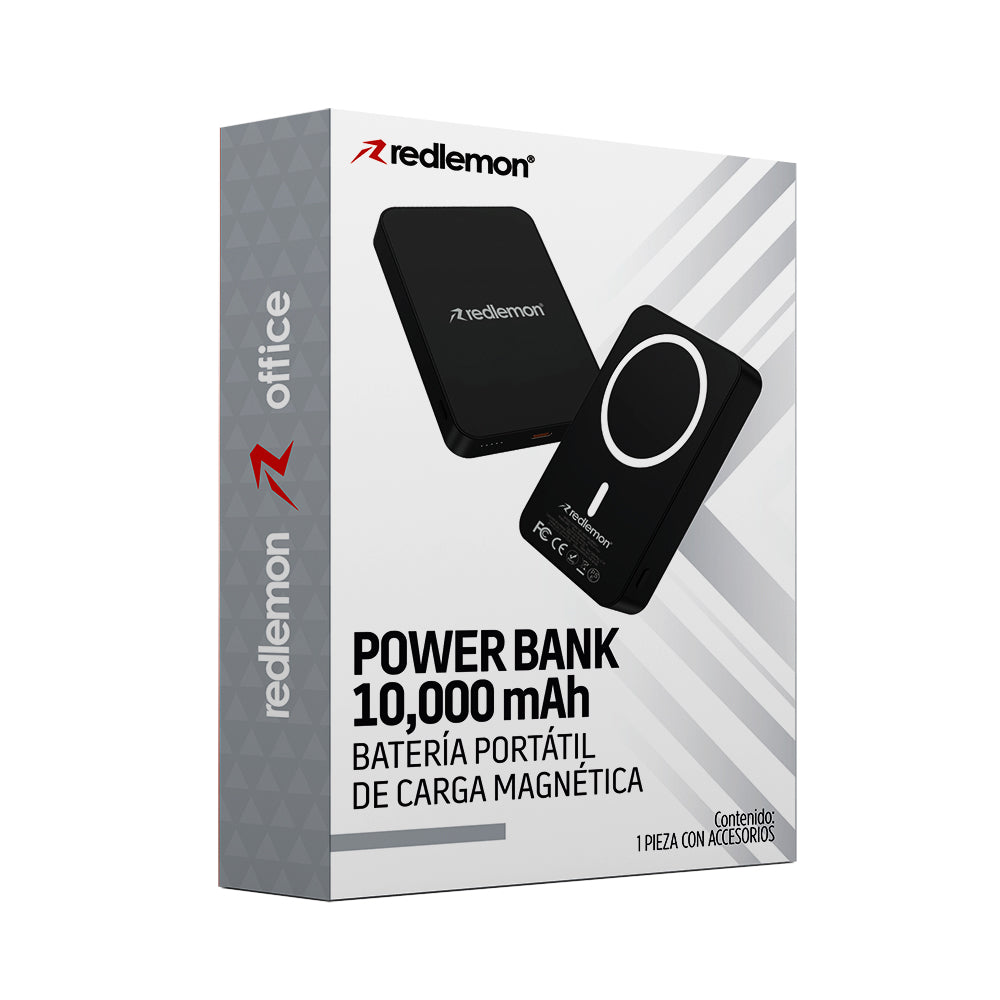 Power Bank Magnético de 10,000 mAh con Carga de 15 W