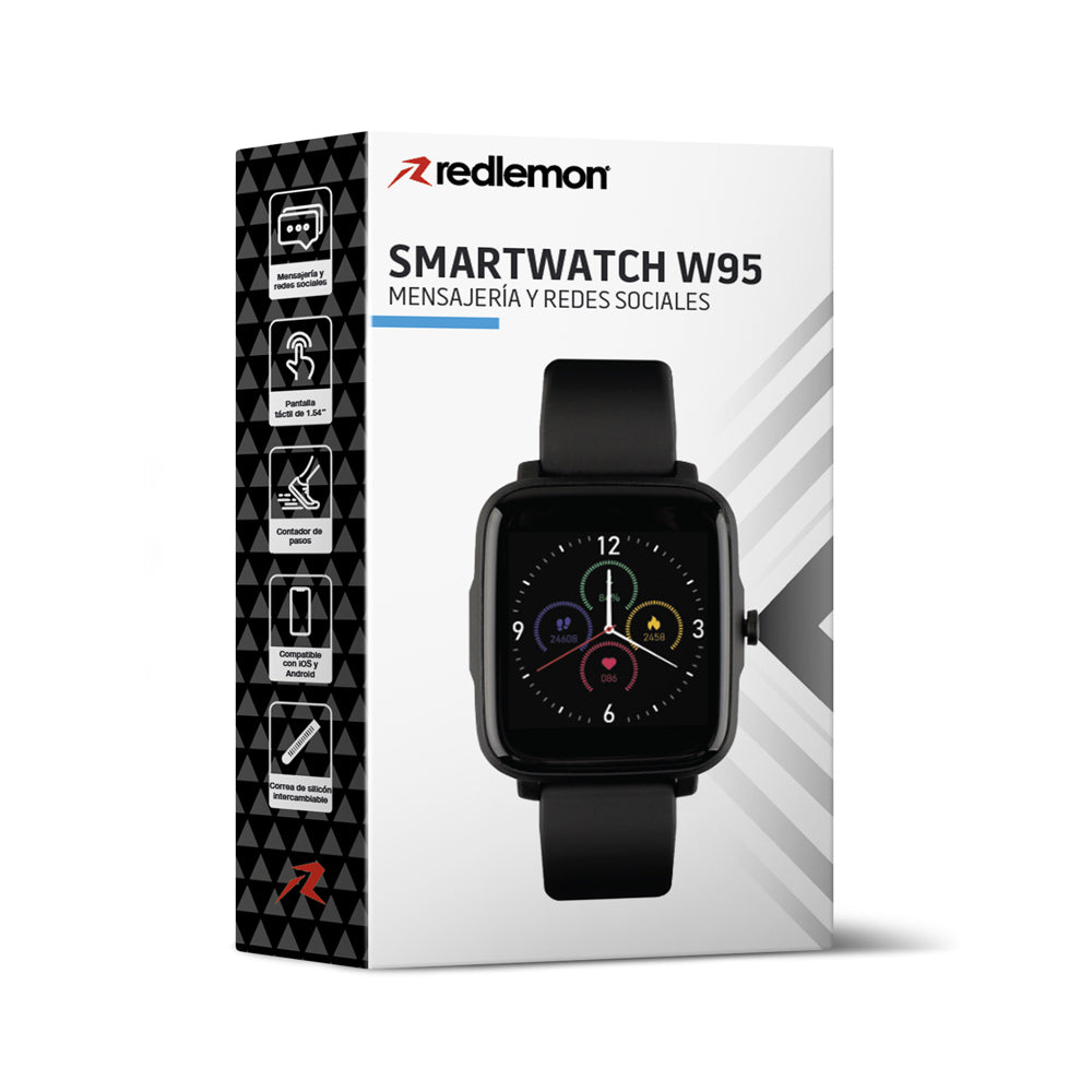 Smartwatch Reloj Inteligente Funciones de Salud Mod. W95