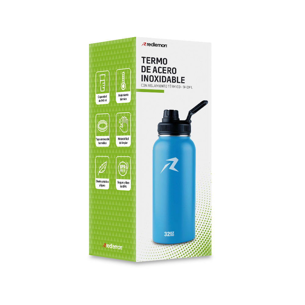 Termo de Acero Inoxidable de 940 ml con Doble Pared