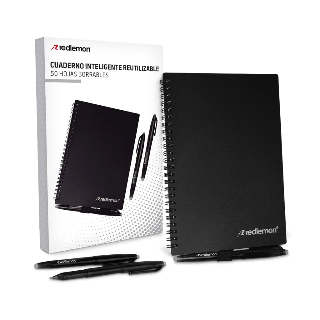 Libreta Reutilizable de 50 Hojas con 3 Plumas Borrables