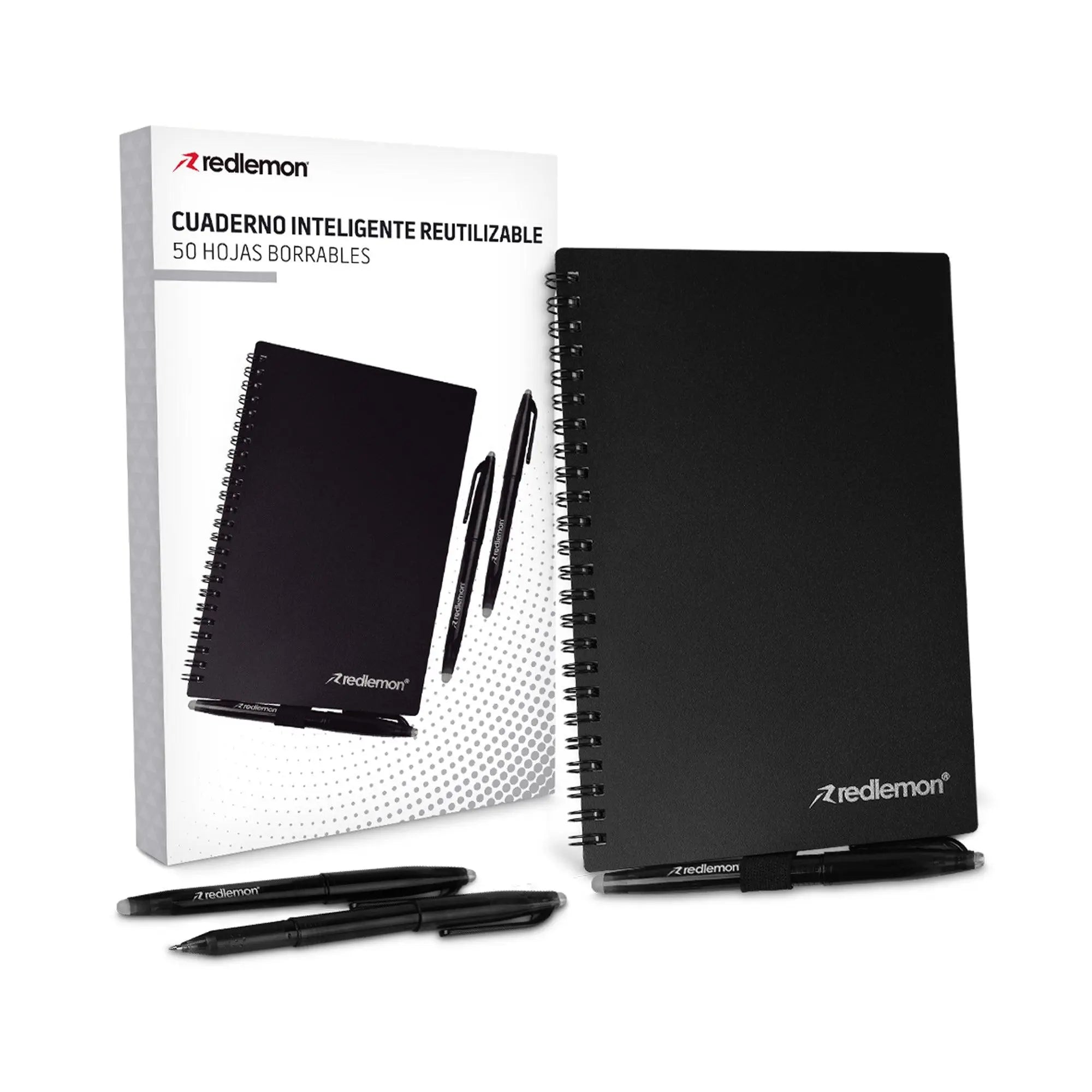 Libreta Reutilizable de 50 Hojas con 3 Plumas Borrables