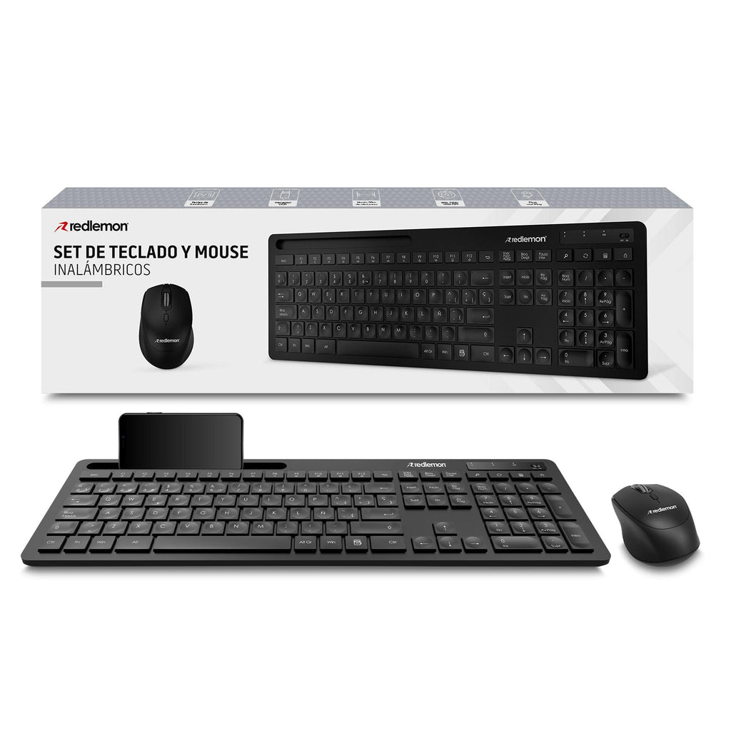 Kit de teclado y mouse inalámbricos USB