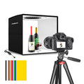 Caja de luz para fotografía 40 cm con aro LED