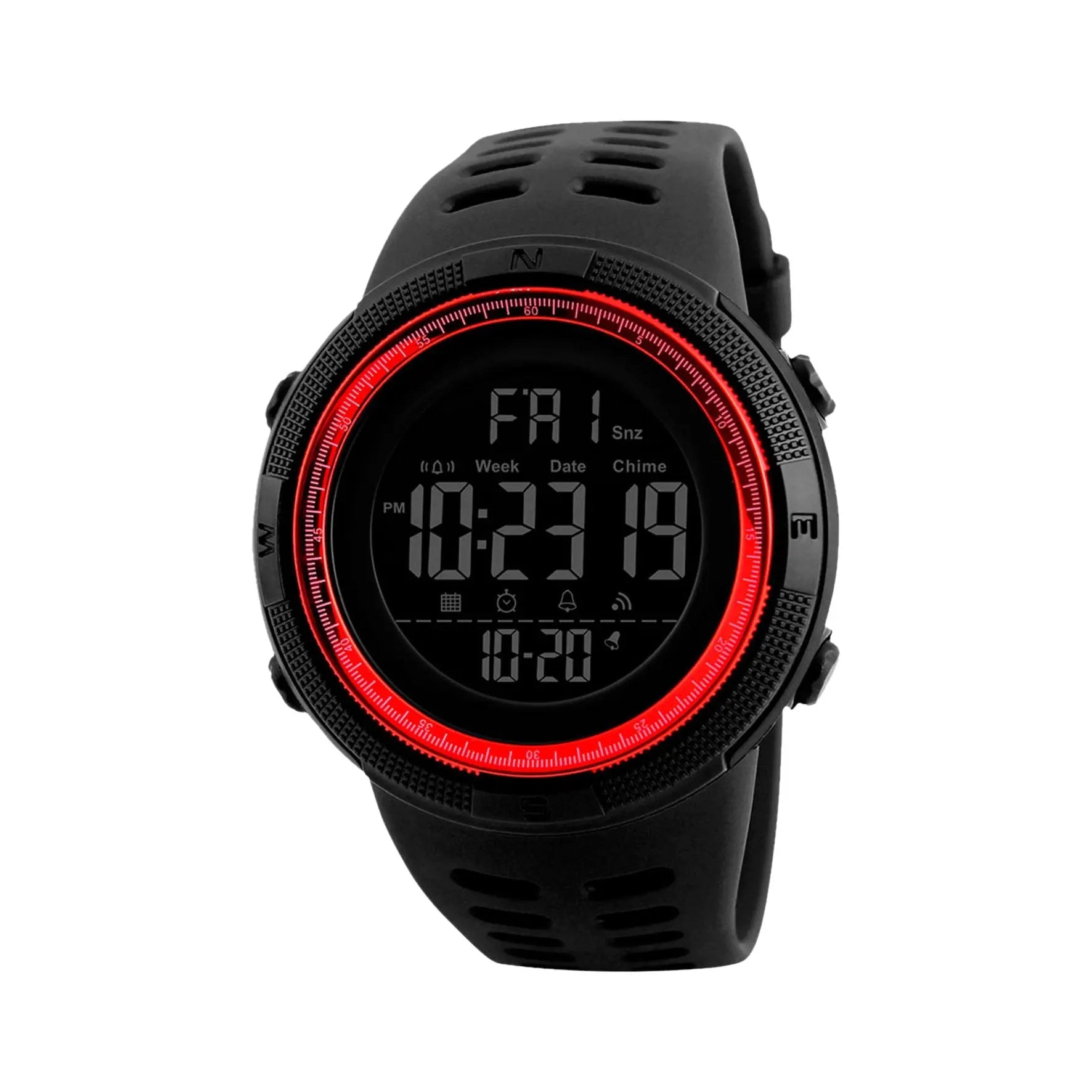Reloj Deportivo Resistente Agua Digital, Alarma, Cronómetro 1251
