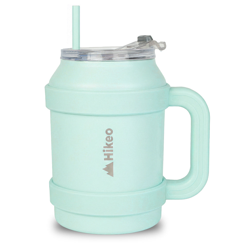 Termo de Acero Inoxidable 1.5 L con Popote y Asa HIKEO