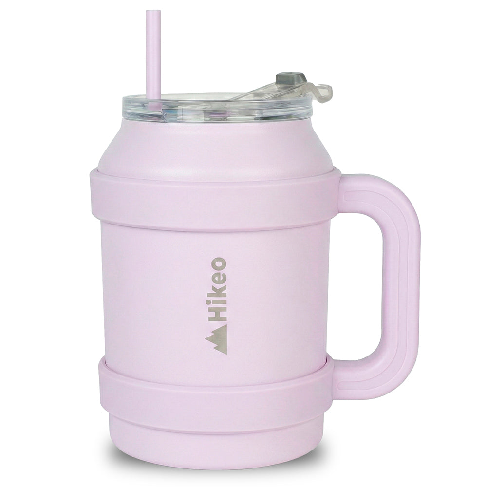 Termo de Acero Inoxidable 1.5 L con Popote y Asa HIKEO