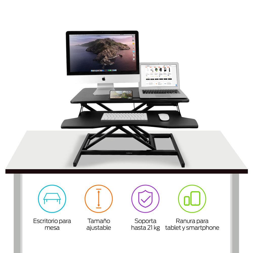 Escritorio de Pie para Computadora de Altura Ajustable Standing Desk